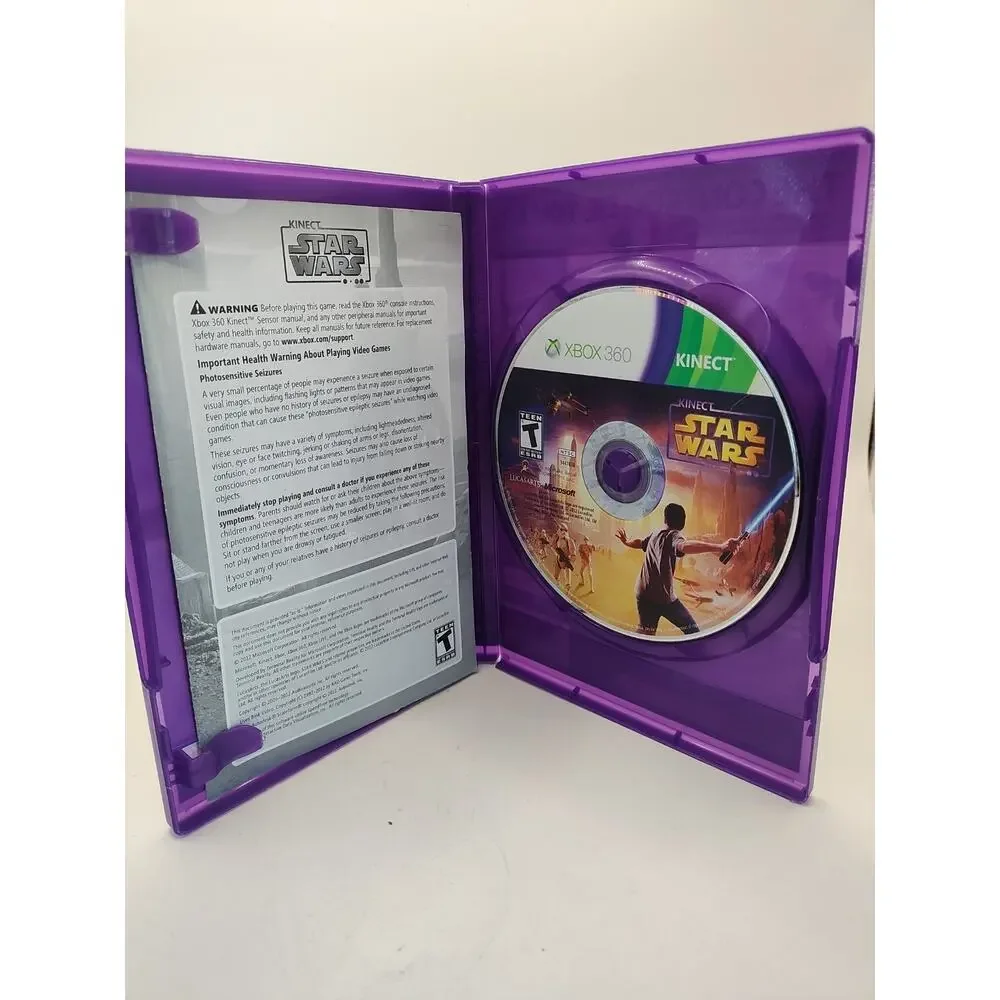 Kinect Star Wars (Microsoft Xbox 360) disc in great condition